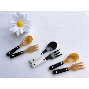 VITRAPRO-jeu de cornes de noël, cuillère et fourchette avec corne et poignée à nouveau-né, design de base, en stock - Product Image 1