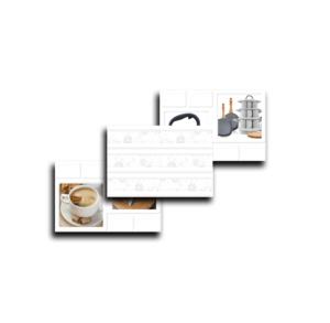 Interior Exterior Primera elección Superficie rústica resistente a los arañazos 300x450mm Azulejos de pared de cerámica para Super Market. - Product Image 2