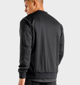 Chaqueta Bomber de cuero personalizada para hombre, chaqueta Bomber de satén de alta calidad al por mayor, chaquetas bomber de diseño básico personalizadas para hombre - Product Image 2