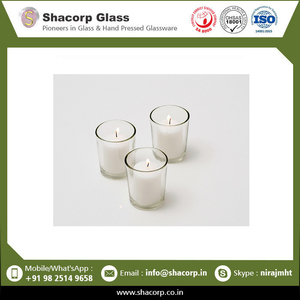 Vela de vidrio para uso en bodas y fiestas en casa de alta calidad a precio mayorista - Product Image 6