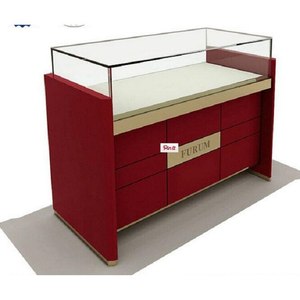 Mostrador <span class=keywords><strong>de</strong></span> Exhibición Moderno <span class=keywords><strong>de</strong></span> Acero Inoxidable y Vidrio <span class=keywords><strong>para</strong></span> Tienda en Centro Comercial - Product Image 2