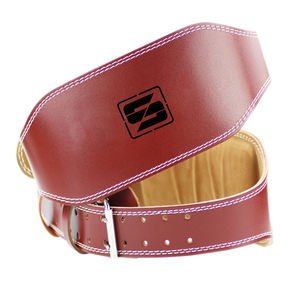 Cinturón de gimnasio personalizable antideslizante de cuero para levantamiento de pesas de entrenamiento de alta calidad - Product Image 6