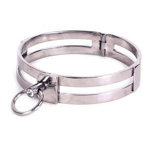 Collar de Sumisión de Acero Inoxidable Quirúrgico con Diamantes IRISCO para Hombres y Mujeres, Collar de Bondage de Moda, Juguete Sexual de Alta Calidad - Product Image 5