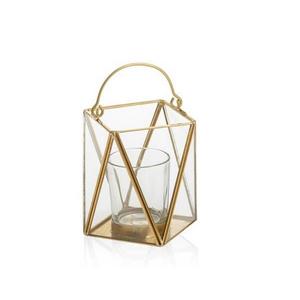 Lámparas de Vela para Decoración de Mesa de Comedor y Balcón, Faroles de Vidrio de Estilo Moderno, Farol de Vela de Terrario Moderno y Elegante - Product Image 1