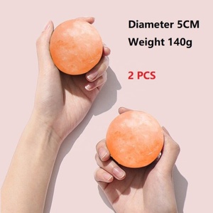 Massage <b>Hot</b> Selling Custom Handmade Round Shape Himalayan Spa Salt Massage <b>Stone</b> Sets Warm or Chill Salt Therapy Salt Scrub Soap - Product Image 5