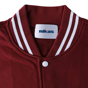 Chaquetas universitarias unisex personalizadas Equipos de béisbol Ropa deportiva de invierno informal Tallas grandes Con bolsillo de piel decorado de poliéster de cuero - Product Image 4