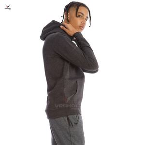 2020 personnalisé en gros Streetwear hommes à capuche 100% coton imprimé brodé Techniques tricoté polaire grande taille couleur Pure - Product Image 5