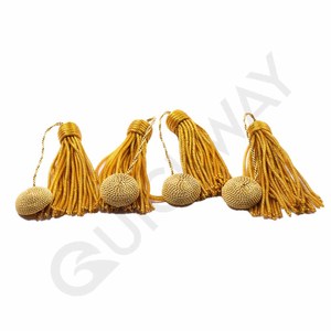 พู่ทองแท่งสำหรับงานรับปริญญาสีทองแบบกำหนดเองจากอุตสาหกรรม - Product Image 4