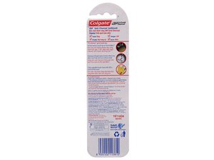 360 Gold Charcoal <b>Toothbrush</b> with Super Soft Bamboo Charcoal Bristles <b>Disposable</b> for Adults Home Use - Product Image 2