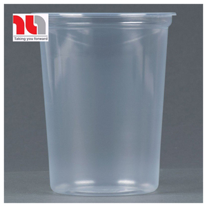 โดยตรงจากโรงงานที่กำหนดเองพิมพ์ที่ชัดเจนทิ้งพลาสติกมิลค์เชคถ้วยที่มีฝาปิด - Product Image 4
