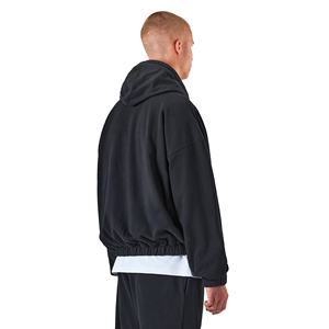 Sudadera con capucha de gran tamaño con borde cortado, ropa de calle personalizada Unisex, Material de tela francesa con dobladillo crudo y estampado 3D de alta calidad para hombres - Product Image 4