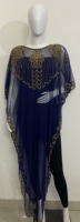 Robes Kaftan Droites Plissées à Perles de Style Arabe pour Femme, Poncho Taille Personnalisée, Fabrication Directe, Haute Qualité, Fait Main