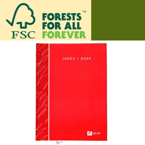 Alta calidad FSC respetuoso del medio ambiente A5 A-Z Índice de tapa dura Notebook - Product Image 4