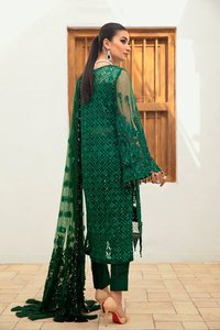 Vestido de fiesta informal bordado pakistaní ecológico con diseño de logotipo personalizado de calidad impresionante para mujer nueva moda de verano - Product Image 4