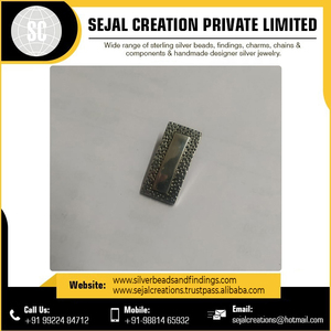 จี้เงินสเตอร์ลิง925แบบกรอบสีเงินธรรมชาติ - Product Image 2