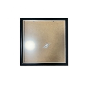 Customized Deep Black PS Shadow Box Square Photo Frames MDF 3D Shadow Box picture frame DIY Frame