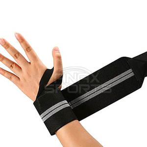 Muñequeras de neopreno con logotipo personalizado para entrenamiento cruzado, levantamiento de pesas, ejercicio de gimnasio - Product Image 3