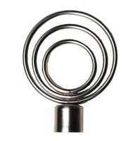 Nouvel arrivage Meilleures ventes Conception personnalisée Tringle à rideau décorative en aluminium pour accessoires de décoration Embouts de rideau fantaisie