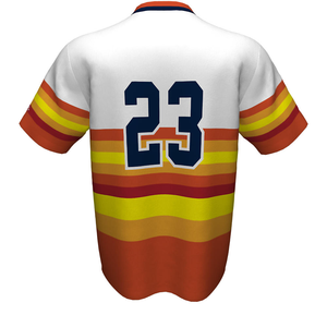 Uniformes de béisbol personalizados al por mayor para hombre, camisetas de béisbol lisas de alta calidad. - Product Image 3