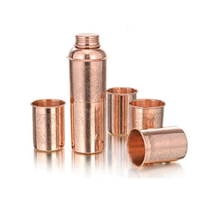 Diamant Conception Cadeaux D'affaires En Cuivre et En Acier avec Verre de L'inde - Product Image 3