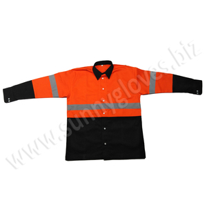 High Quality Welding Jacket Made of Cow Leather with FR Cotton - Product Image 1