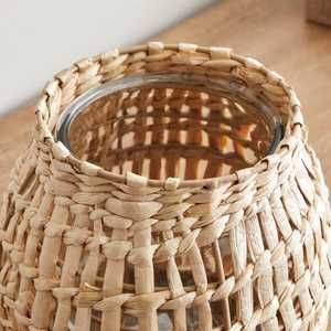 Bougeoir en jonc de mer, vintage, décoration rustique, vente en gros - Product Image 6