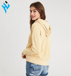 2025 Venta caliente 7 colores Logo EE. UU. Tamaño algodón manga larga pulóver mujeres Sudadera con capucha para gimnasio ropa Casual - Product Image 2
