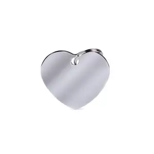 Tag Wholesale - High Quality Customized Big Heart Shape - Dog and Cat Tags Metal ID - Pet Blank Name