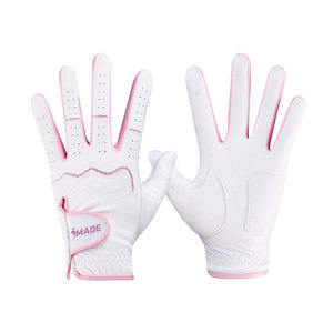 In Stock Comfortable Cabretta Leather and Fabric Golf <b>Gloves</b> for Right Hand Custom Logo Designer Golf <b>Gloves</b> - Product Image 1