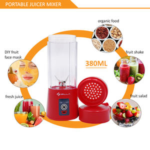 Minilicuadora eléctrica recargable con USB, exprimidor <span class=keywords><strong>de</strong></span> frutas, 380ML - Product Image 4