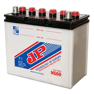 Ns60 (12v-45ah) कार ओएम स्वीकृत उपकरण के लिए प्रतिस्पर्धी मूल्य शुष्क-चार्ज बैटरी, विटनम विनिर्माण में निर्मित इलेक्ट्रॉनिक्स पावर