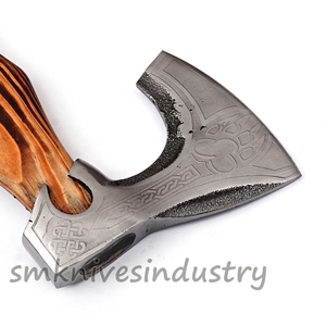 Poignée en bois justaucorps forgé et personnalisé, à haute teneur en carbone, grande roue (Smk1944), 18 pouces - Product Image 5