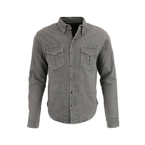 กางเกงยีนส์สไตล์วินเทจสำหรับผู้ชาย ผ้าคีว์ลาร์ป้องกันอย่างดี ผ้าเดนิมผสมผ้าฝ้าย พร้อมซิป  พร้อมเสื้อสำหรับขี่มอเตอร์ไซค์ - Product Image 3