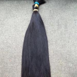 Extensions de cheveux humains vierges indiennes brutes non traitées Remy Temple, fabricant, double trame machine, toutes les couleurs JAE - Product Image 2