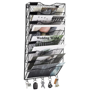 ตะกร้าโลหะเคลือบผงสีดำแขวนผนังตะกร้าโลหะงานทำมือคุณภาพระดับพรีเมียมตะกร้าโลหะทำด้วยมือ - Product Image 1