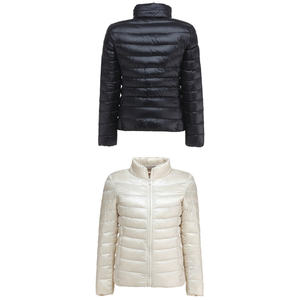 2025 venta al por mayor de mujeres con capucha largo acolchado ligero abajo Puffer chaqueta burbuja abrigo abajo chaqueta abrigo largo para mujeres - Product Image 6