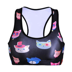 Private Label Custom Compression Wear Girls Sports Bra strappy sports bra - Product Image 4