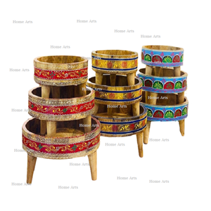 Set Of 3 Different Sizes Dessert Server Superior Quality Round Shape <b>Cake</b> Sweets Serving <b>Stand</b> In India - Product Image 3