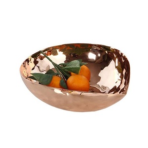 Frutero de acero inoxidable color plata con forma redonda de calidad premium para servir postres, para uso en hoteles y en el hogar. - Product Image 3