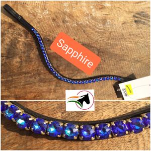 Bande adhésive de cheval en cristal laquée colorée, luxe-abordable, avec boucle, ouverte, colorée, 1 pièce - Product Image 6