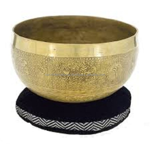 Black <b>Singing</b> <b>Bowls</b> Brass Metal Design Shiny <b>Tibetan</b> Metal <b>Bowls</b> for Meditation - Product Image 6