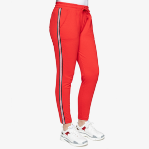 Joggers ajustados de lana de cintura alta para mujer, pantalones de gimnasio OEM para mujer con cintura elástica transpirable y de talla grande para la temporada de otoño - Product Image 4