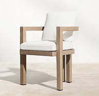 Fauteuil en bois massif pour salon, design simple, moderne et élégant, super confortable, exporté d'Indonésie, prix de gros