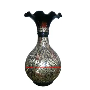 Luxury Arabian Style Metal Antiqui Flower Pot and Vases For Indoor and Outdoor Decoration