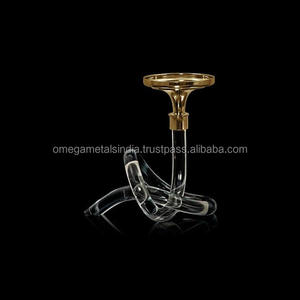 Candelabros acrílicos de lujo, candelabros colgantes de lujo para boda, soporte dorado, fabricante y proveedor decorativo - Product Image 2