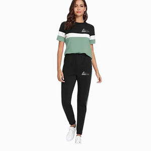 Ropa de verano para mujer, chándales en camisetas multicolor y conjuntos de pantalones con servicio OEM - Product Image 4