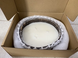 Vente en gros de bol en coquille de noix de coco en cire de soja Bougie parfumée faite à la main dans un bol en coquille de noix de coco 99GD Bougies parfumées avec de nombreuses couleurs - Product Image 6