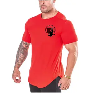 UNIQUE APPAREL T-shirts décontractés pour hommes à manches courtes, coupe ajustée, respirants, séchage rapide, écologiques, teints en pièce, en Spandex/Coton, avec motif sur le devant - Product Image 1