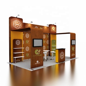 Estante de exhibición modular de aluminio, nuevo diseño de alta calidad, expositor personalizado para Feria y feria - Product Image 1