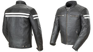 Veste en cuir de vachette véritable personnalisée en cuir grainé imprimé par sublimation pour vêtements de moto et de course automobile - Product Image 2